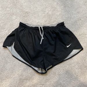 Nike split running shorts